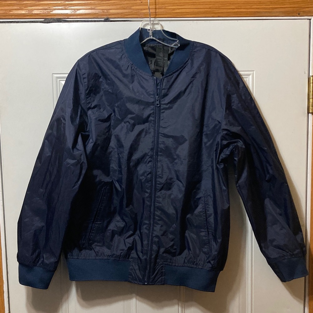 Men's Navy‎ Blue Bomber  Jacket L